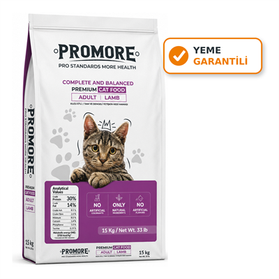 Promore Premium Adult Lamb Kuzu Etli Yetişkin Kedi Maması 15 Kg