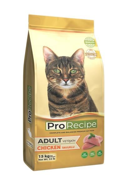 ProRecipe Tavuklu Yetişkin Kedi Maması 15 kg