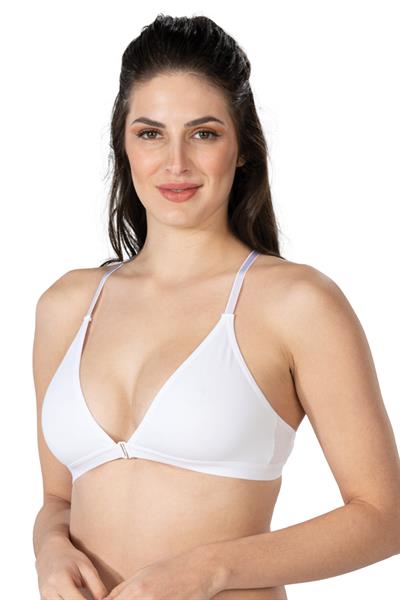 BEYAZ MI Emay 1416 Modal Cotton Önden Açmalı Sporcu Sütyen