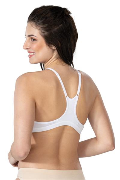 BEYAZ MI Emay 1416 Modal Cotton Önden Açmalı Sporcu Sütyen