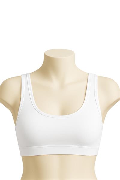 BEYAZ MI Emay 1817 6Lı Pedli Sporcu Sütyen