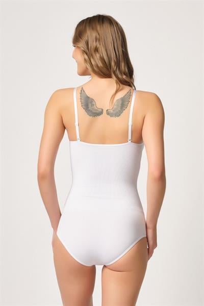 BEYAZ MI Emay 1925 Soft Pedli Çıtçıtlı Body