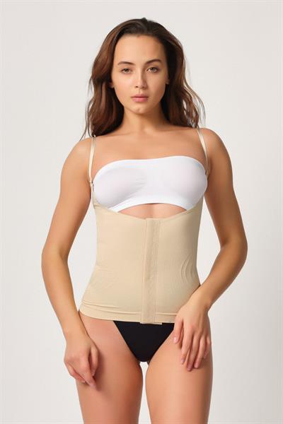 TEN MI Emay 2030 Agraflı Göğsü Açık Atlet Korse