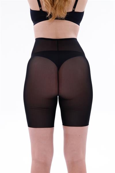 SİYAH MI EMAY 2705 Lazer Tül Boxer Hayalet Korse