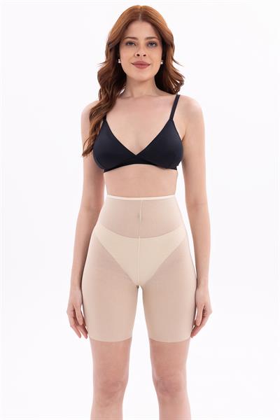 TEN MI EMAY 2705 Lazer Tül Boxer Hayalet Korse