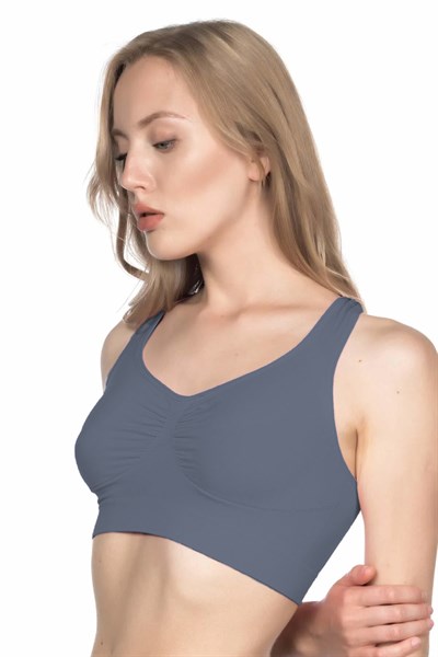 ANTRASİT MI Emay 4001 Soft Sporcu Büstiyer