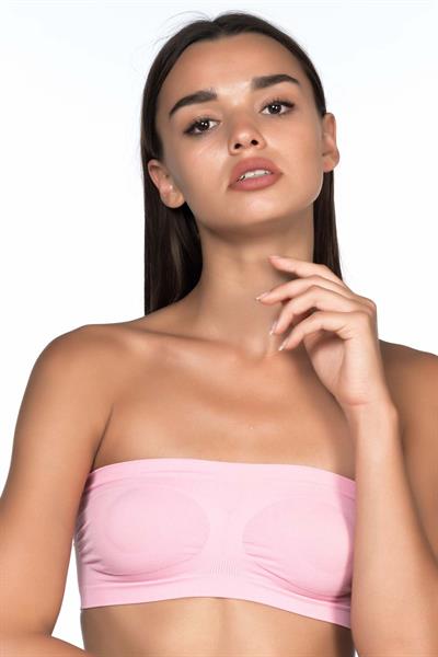 PEMBE MI Emay 4002 Soft Straplez Büstiyer