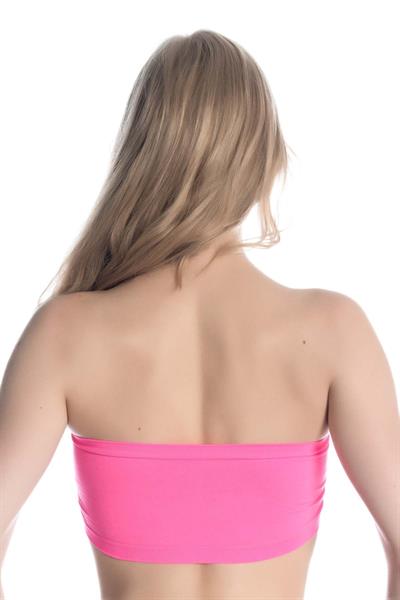 NEON FUŞYA MI Emay 4002 Soft Straplez Büstiyer