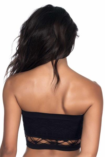 SİYAH MI Emay 4050 Double Örgü Toparlayıcı Straplez Büstiyer