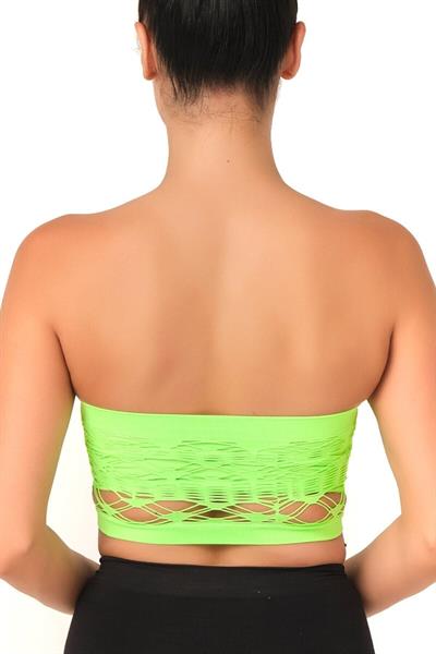 YEŞİL MI Emay 4050 Double Örgü Toparlayıcı Straplez Büstiyer