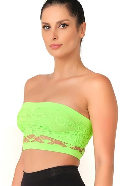 YEŞİL MI Emay 4050 Double Örgü Toparlayıcı Straplez Büstiyer