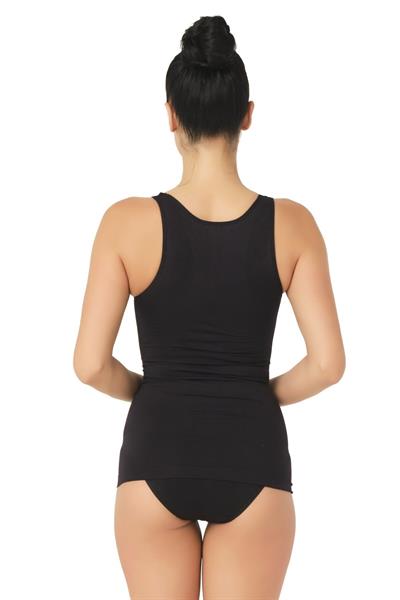 SİYAH MI Emay 5015 Kalın Askılı Atlet Korse