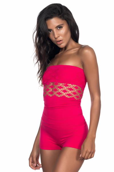 FUŞYA MI Emay 5035 Fantazi Straplez Atlet Korse