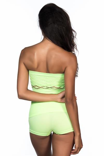 YEŞİL MI Emay 5035 Fantazi Straplez Atlet Korse