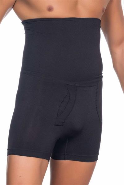 SİYAH MI Emay E1005 Erkek Yüksek Bel Double Boxer Korse