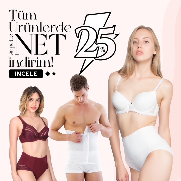 Tüm Ürünlerde %25 Net İndirim