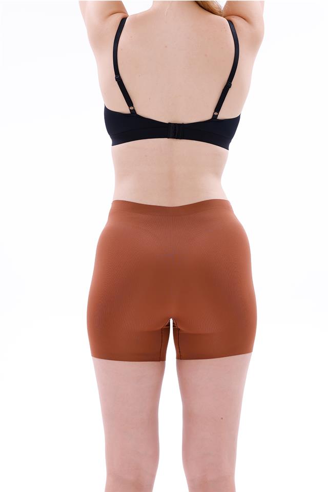 MI2703015-KAHVE MI 2703 Lazer Kesim İz Yapmaz Hayalet Boxer-Kadın Boxer