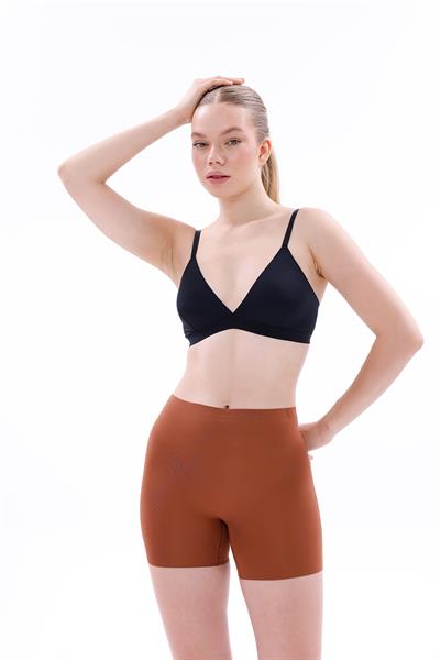 MI2703015-KAHVE MI 2703 Lazer Kesim İz Yapmaz Hayalet Boxer-Kadın Boxer