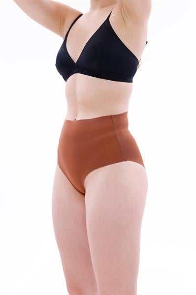 MI2704015 -KAHVE MI EMAY 2704 Lazer Kesim Hayalet Külot-Külot - Slip