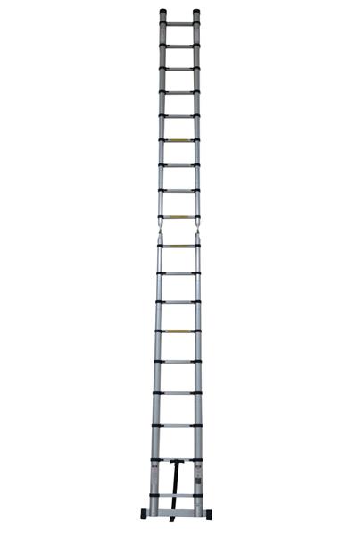 ÇİFT TARAFLI TELESKOPİK MERDİVEN 2.8 M - 9+9 BASAMAK