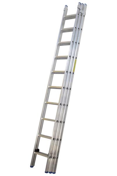 3X2,5=7,5 METRE 3 PARÇALI ALÜMİNYUM MERDİVEN