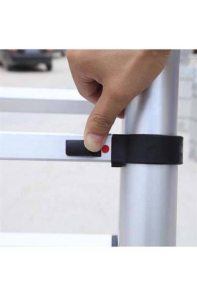 ÇİFT TARAFLI TELESKOPİK MERDİVEN 1.9 M - 6+6 BASAMAK