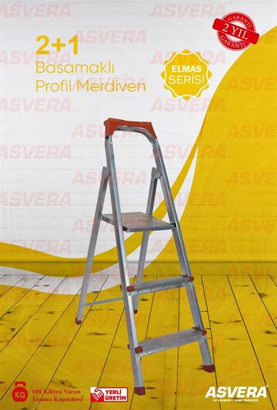 ASVERA 2+1 BASAMAKLI PROFİL MERDİVEN - Asvera Ev Ürünleri - ASVERA 2+1 BASAMAKLI PROFİL MERDİVEN Profil Merdivenler ASVERA ASVERA | Yerli Üretim Ev Gereçleri – Merdiven, Kurutmalık, Ütü Masası & Daha Fazlası - Türkiye’nin Güvenilir Markası, Türkiye’nin Güvenilir Markası asvera, yerli üretim ev ürünle - Profil Merdivenler