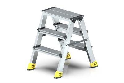 ASVERA ALÜMİNYUM 3+3 ÇİFT ÇIKIŞLI MERDİVEN