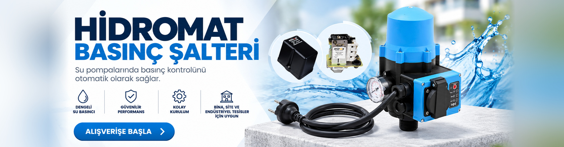 Hidromat Basınç Şalteri