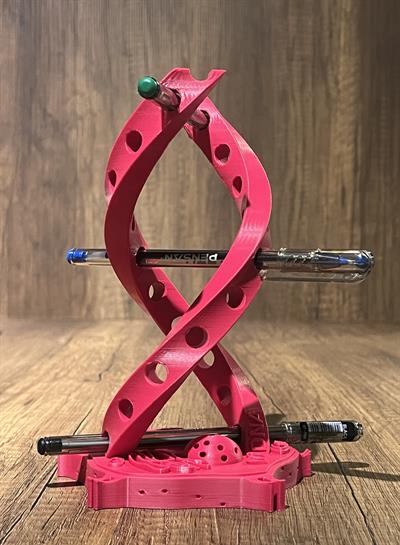 DNA Spiral Kalemlik – Yaratıcılığın ve Bilimin Buluştuğu Tasarım