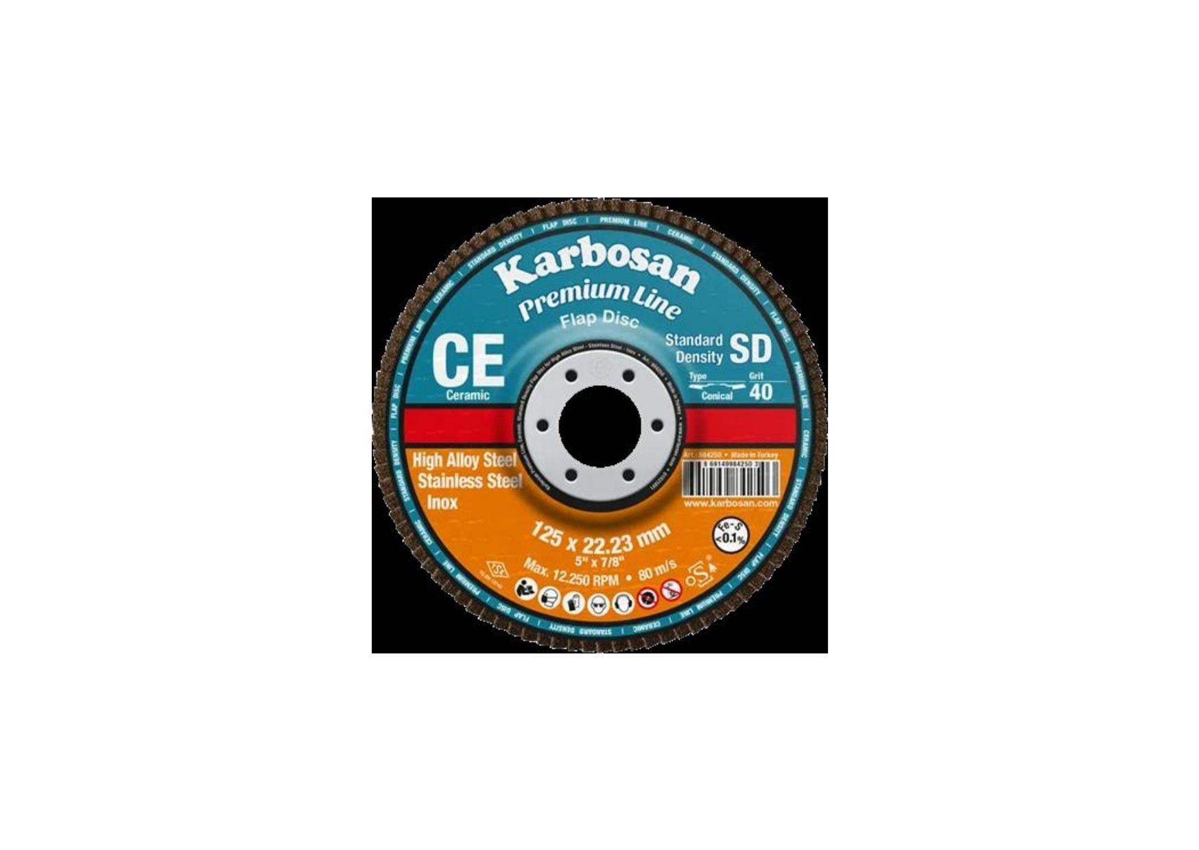 115MM 40 AXPR11 PREMIUMLINE FLAP DİSK KARBOSAN