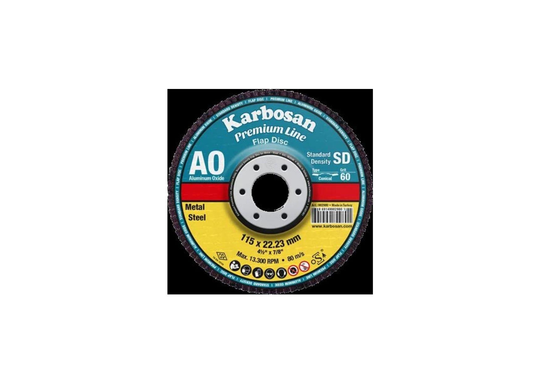 115MM 80 AXPR11 PREMIUMLINE FLAP DİSK KARBOSAN