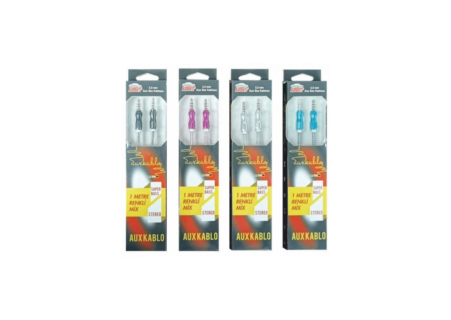 AUTOKİT 3,5 MM AUX SES KABLOSU