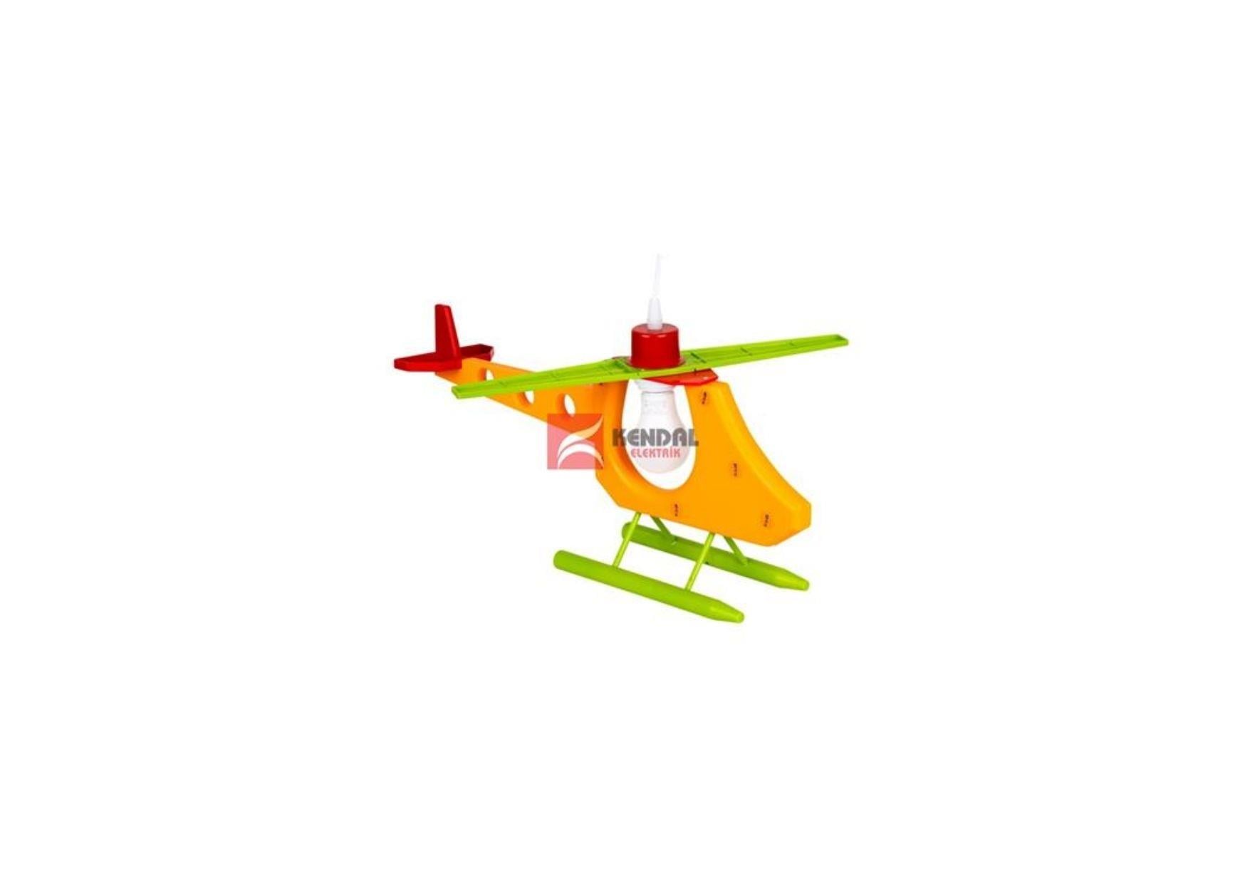 KDF001H HELIKOPTER AVIZE 3 RENK PLASTIK 50CM E27