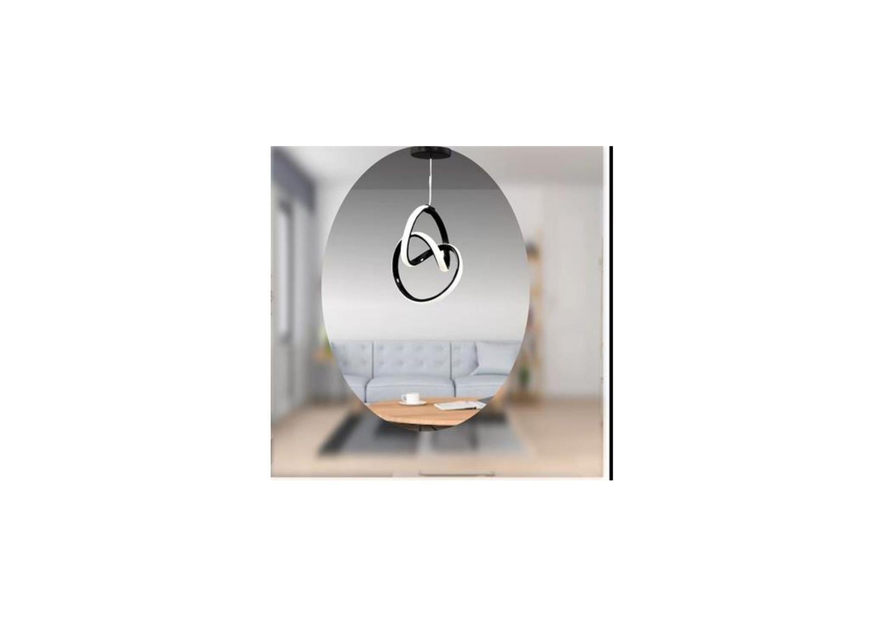 LEDLİ AVİZE MİNİ İMZA SİYAH PLAFONYER