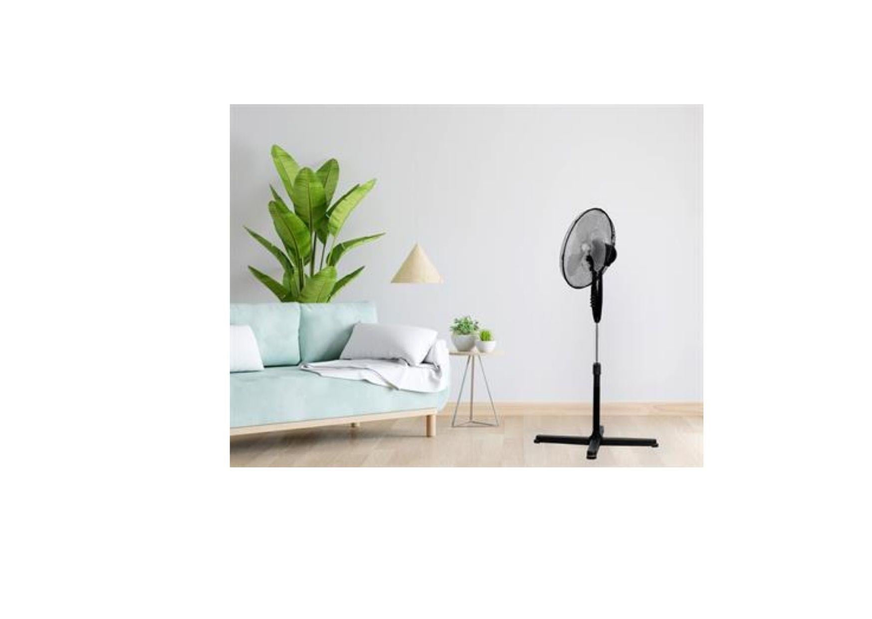 LUXELL  VANTİLATÖR SİYAH - EH01