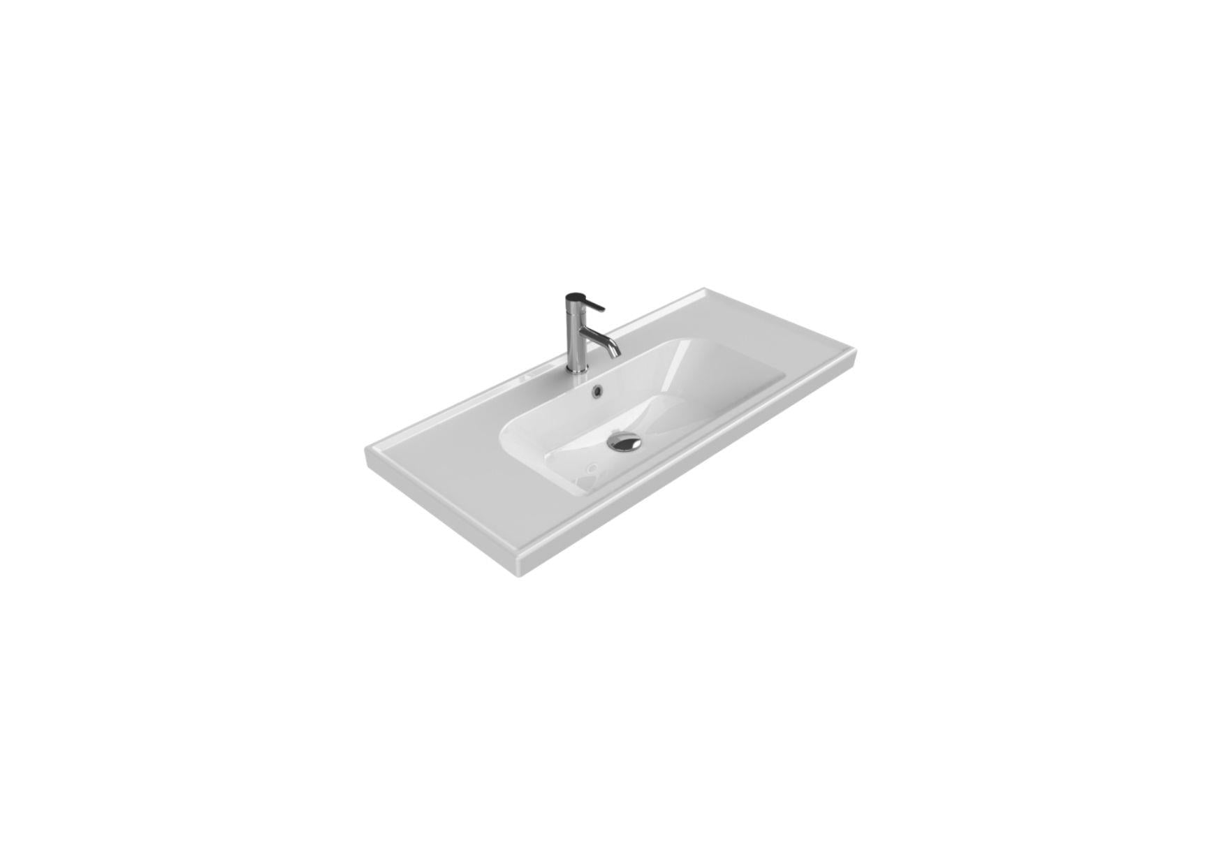 TURKUAZ-Frame Etajerli Lavabo 100x45
