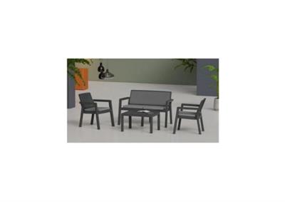 4 LÜ PRESTİJ BALKON SET ANTRASİT
