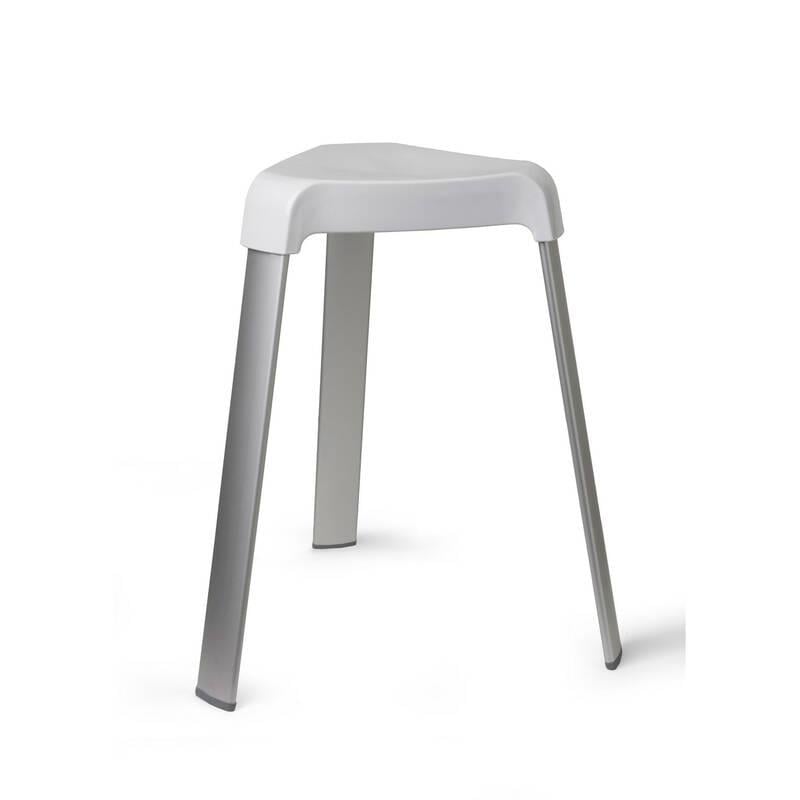 BANYO TABURESİ ALU. BEYAZ