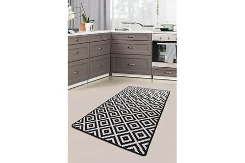 BLACK WHITE DJT 80x150 cm