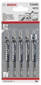 BOSCH-Dekupaj Bıçağı SpeedforWood T244D 5'li