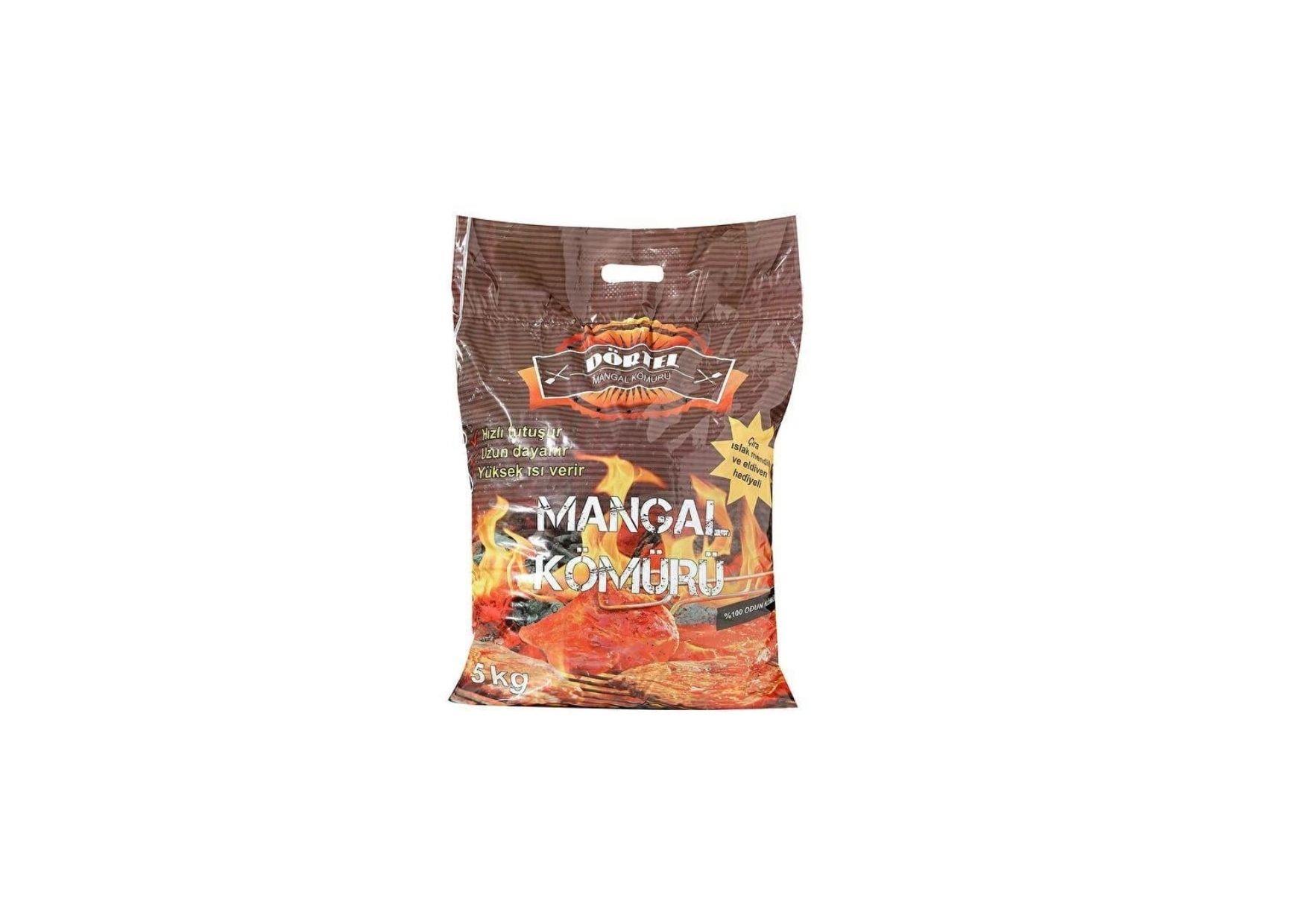 DÖRTEL MANGAL KÖMÜRÜ CRAFT AMBALAJ 5 KG