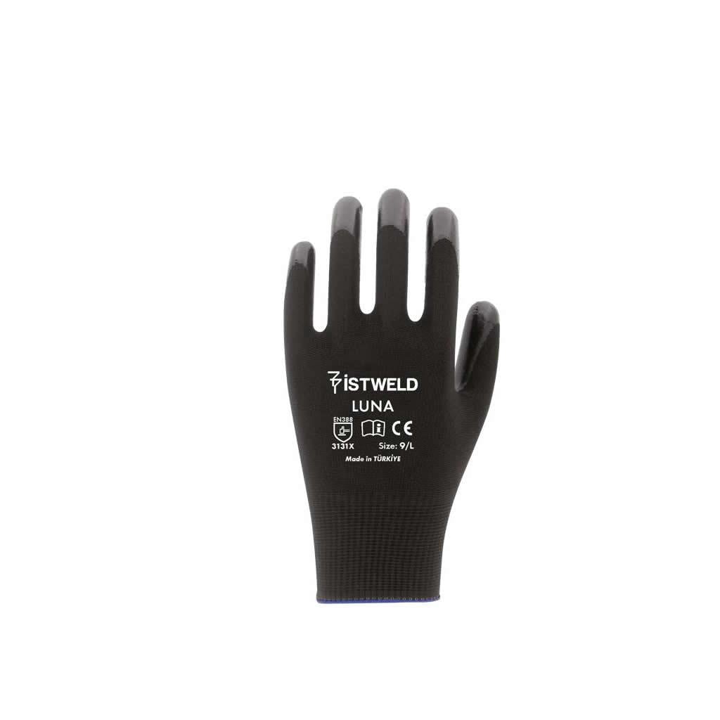 İSTWELD POLY ELDİVEN LUNA SİYAH-SİYAH NO:10