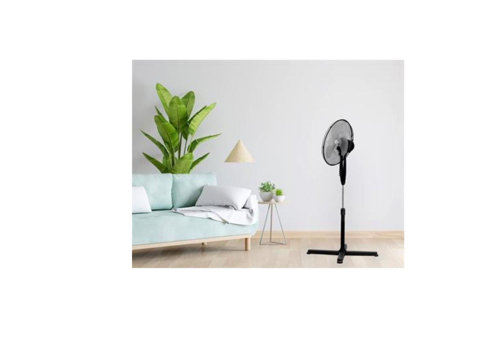 LUXELL  VANTİLATÖR SİYAH - EH01