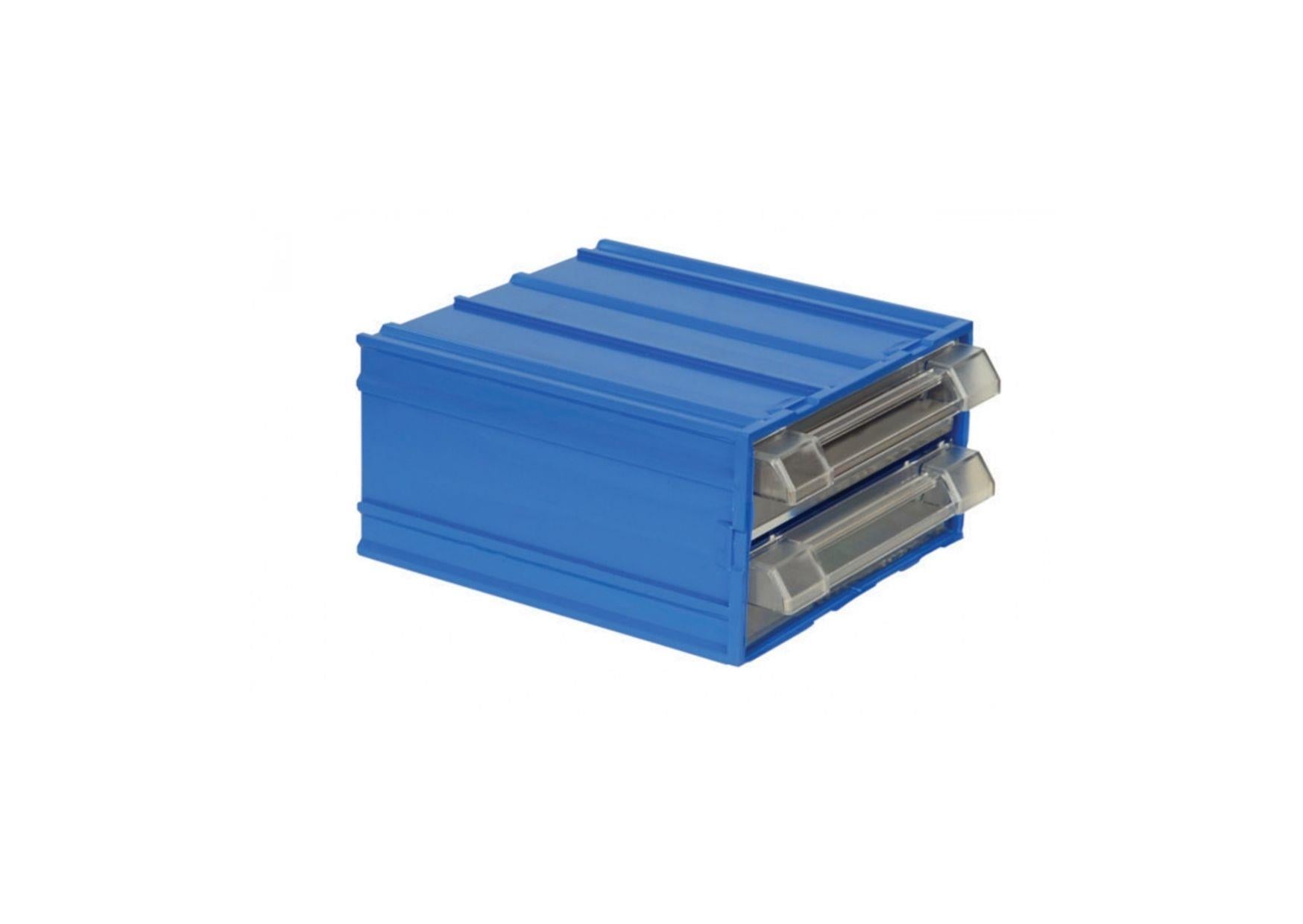 MK-31 PLASTİK ÇEKMECELİ KUTU MAVİ