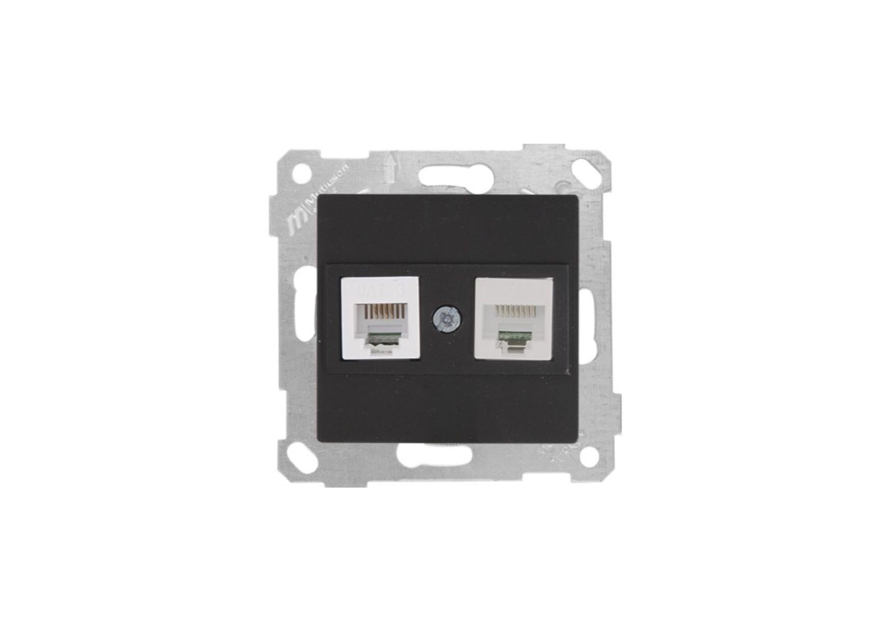 RİTA MEK TUŞ TLF DATA PRİZ (RJ12 CAT5E) SİYAH