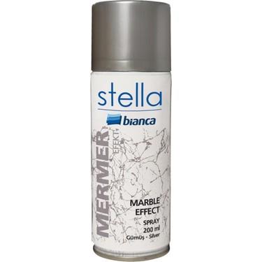 Stella Sprey Mermer Efekt Gümüş 200 Ml