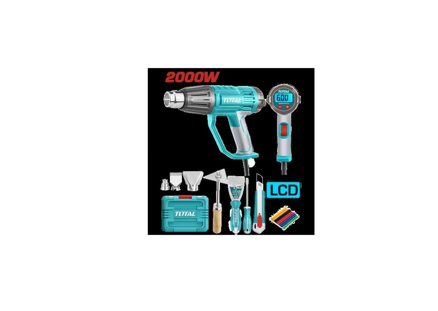 TOTAL TB200561 LED EKRANLI SICAK HAVA TABANCASI