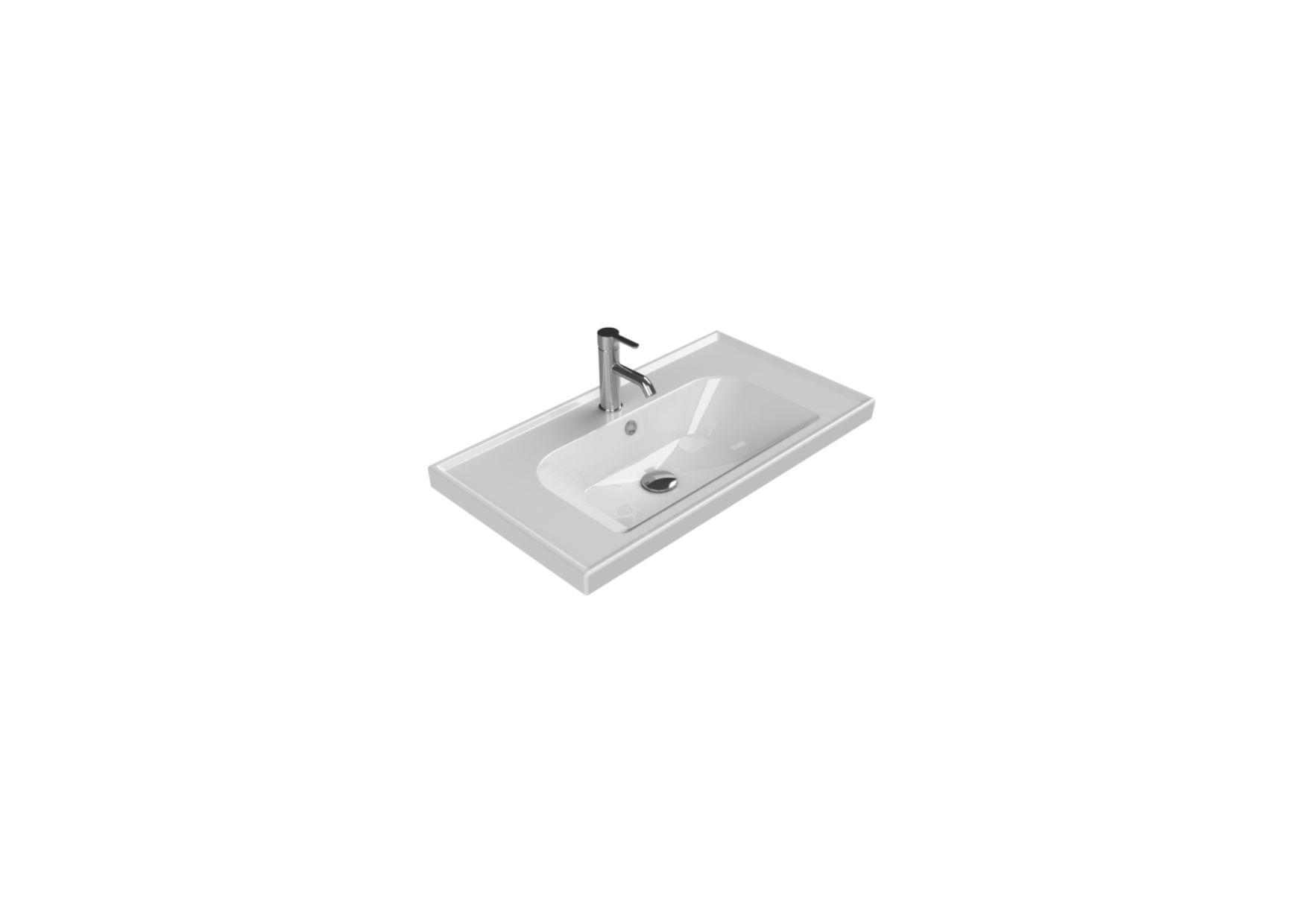 TURKUAZ-Frame Etajerli Lavabo 80x45
