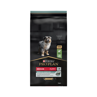 ProPlan Puppy Medium Sensitive Digestion Kuzulu ve Pirinçli Orta Irk Yavru Köpek Maması 12kg